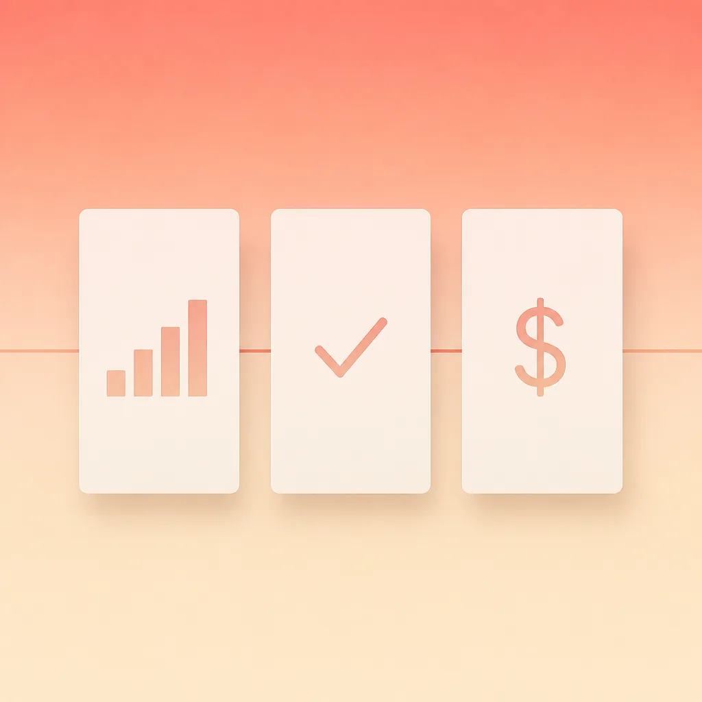 Abstract illustration of three ad platform dashboards being reconciled by an AI system into a single unified view