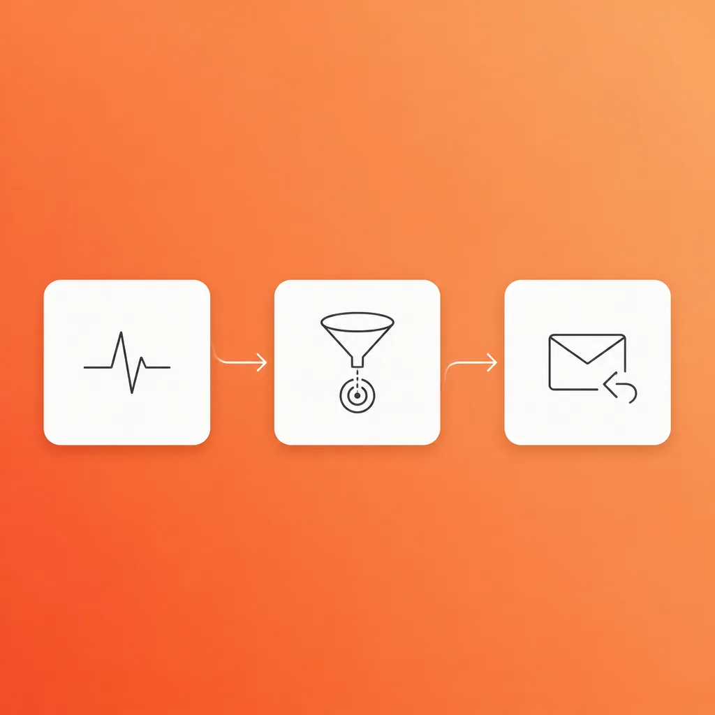 Win back customers with a win-back email workflow that detects quiet accounts, segments them by value and sends the right re-engagement message