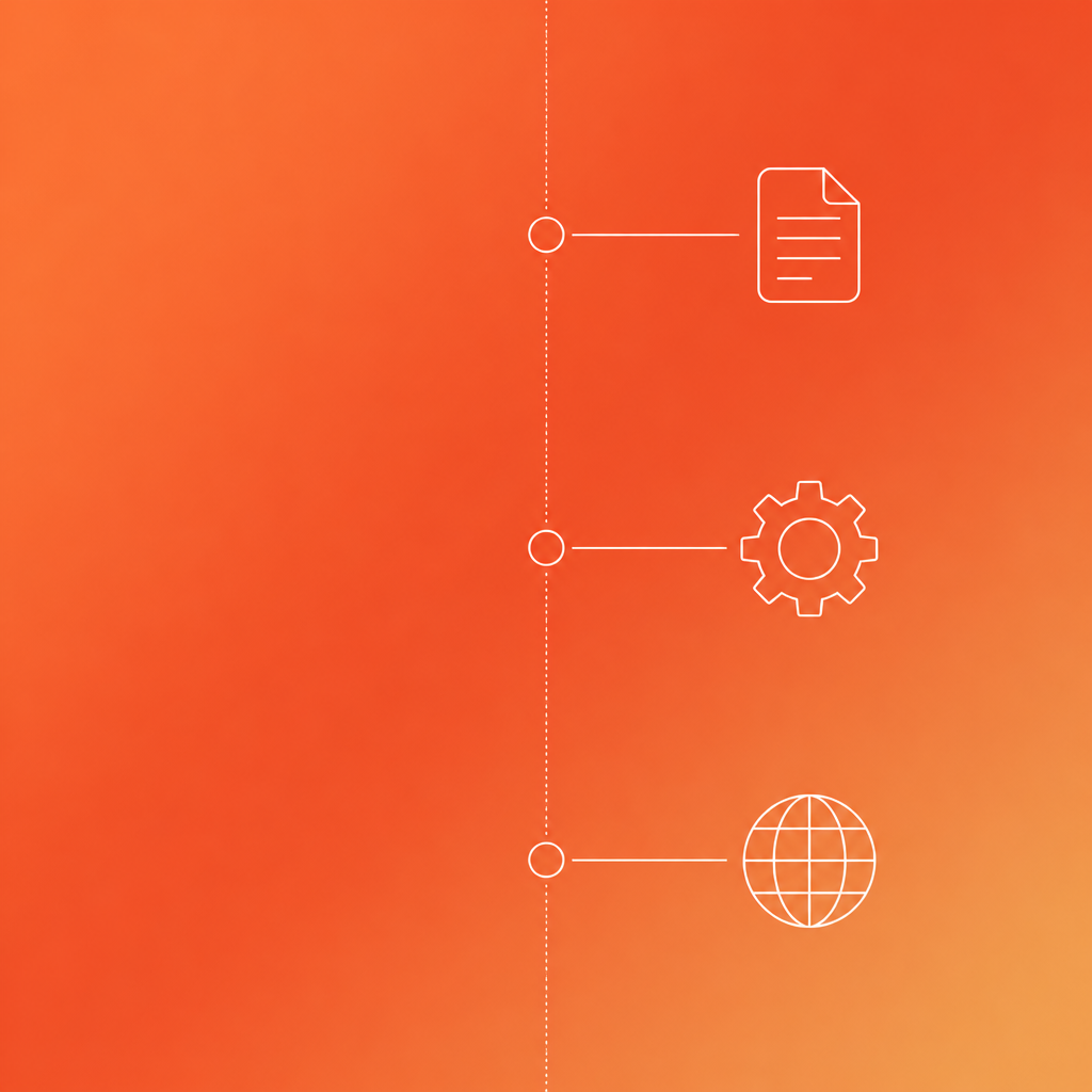 Google Docs to Webflow blog publishing workflow showing documents flowing into published CMS pages