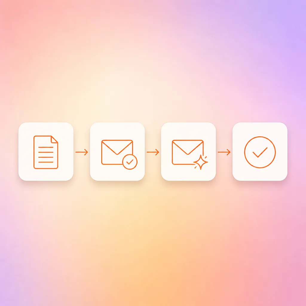 Proposal follow up automation workflow illustration